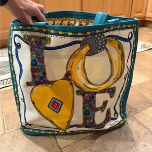 Brighton charmed Love Tote Bag